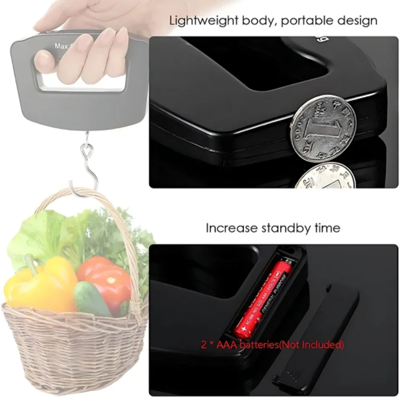 50kg/10g Travel Luggage Scale  - Fishing Hook recensie en prijs