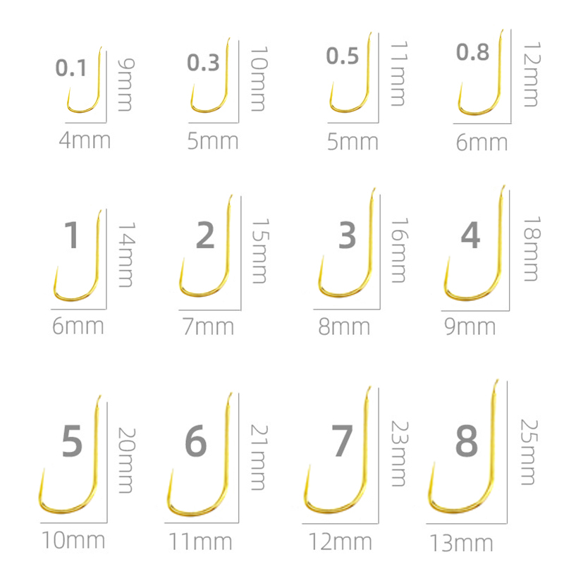 100 Pieces Shinkanto Barbless  - Fishing Hook Size recensie en prijs