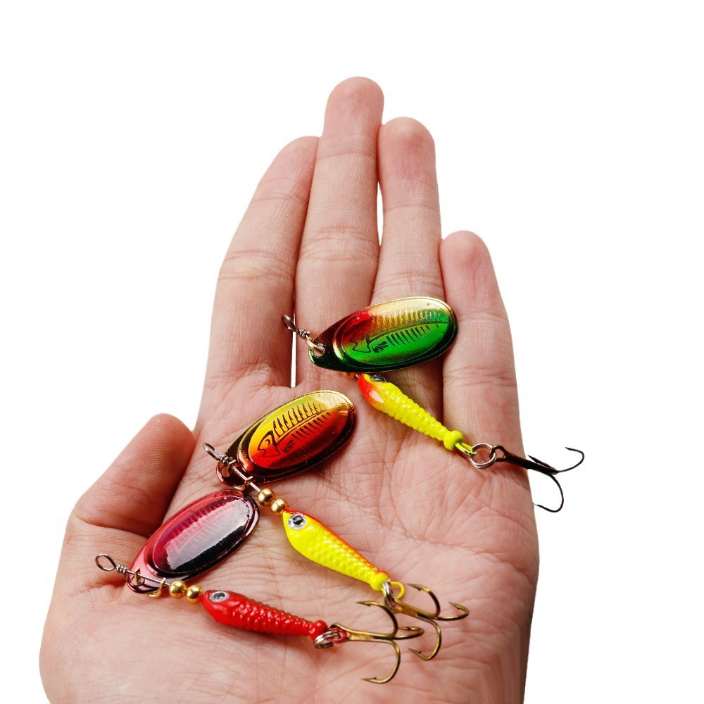 10pcs/Set Spinner Lures 9.1g 7 - Fishing Hook Treble recensie en prijs