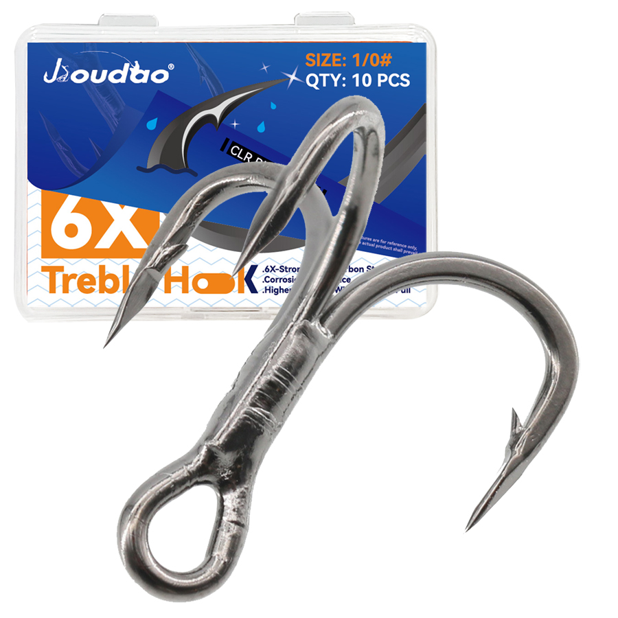 6X Fishing Treble Hook 10Pcs T - Fishing Hook Barbless recensie en prijs