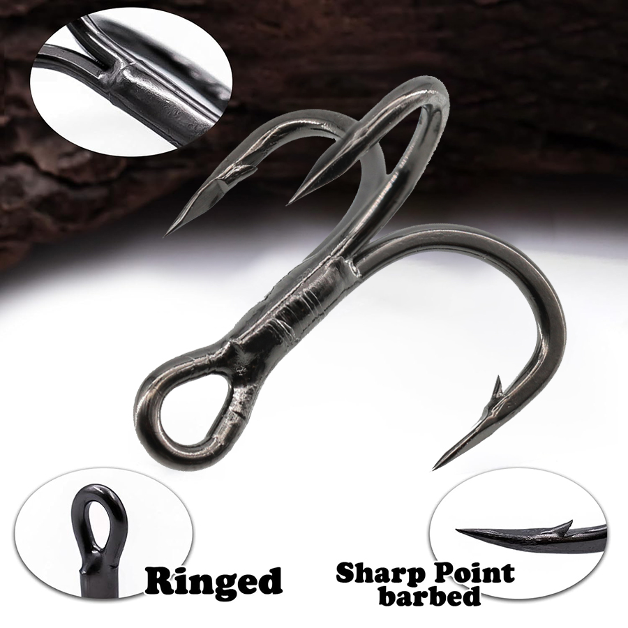 6X Fishing Treble Hook 10Pcs T - Fishing Hook Barbless recensie en prijs