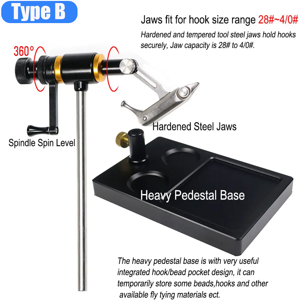 Wifreo 360° Rotation Fly Tying - Fishing Hook Jig recensie en prijs