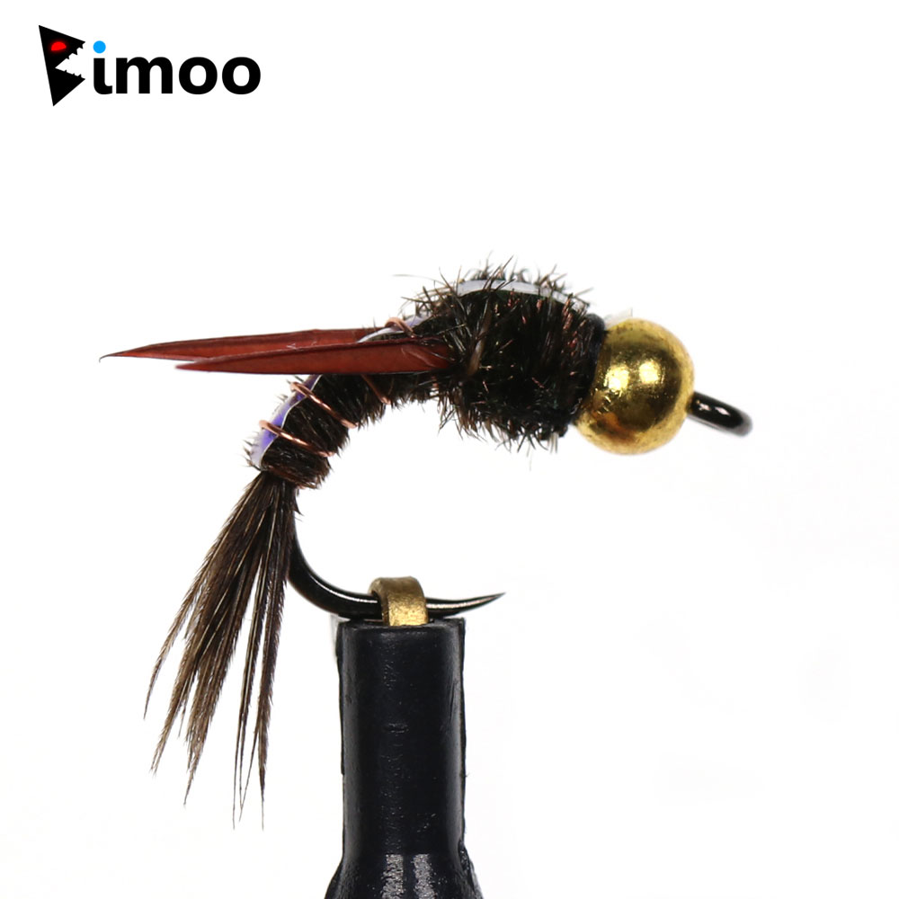 Bimoo 8pcs Brass Beadhead Evil - Fishing Hook Barbless recensie en prijs