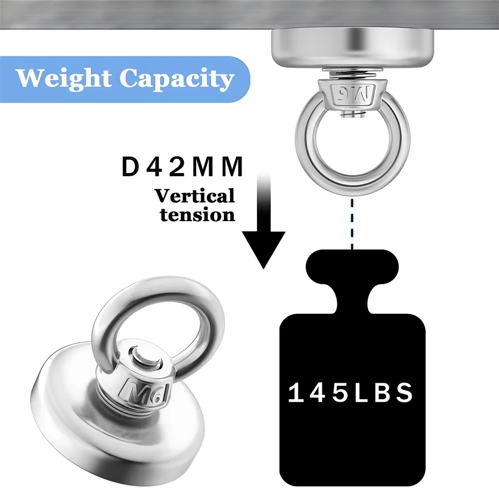 D16~D42mm Super Strong Neodymi - Fishing Hook Stainless Steel recensie en prijs
