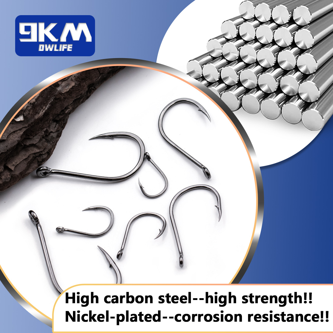 9KM Iseama Fishing Hooks 50~20 - Fishing Hook Circle recensie en prijs