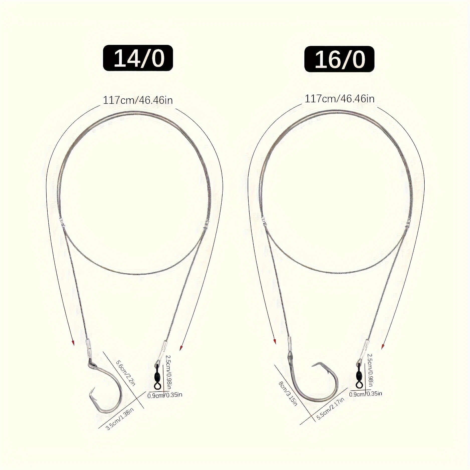 2pcs Circle Hooks Rigs Fishing - Fishing Hook Circle recensie en prijs