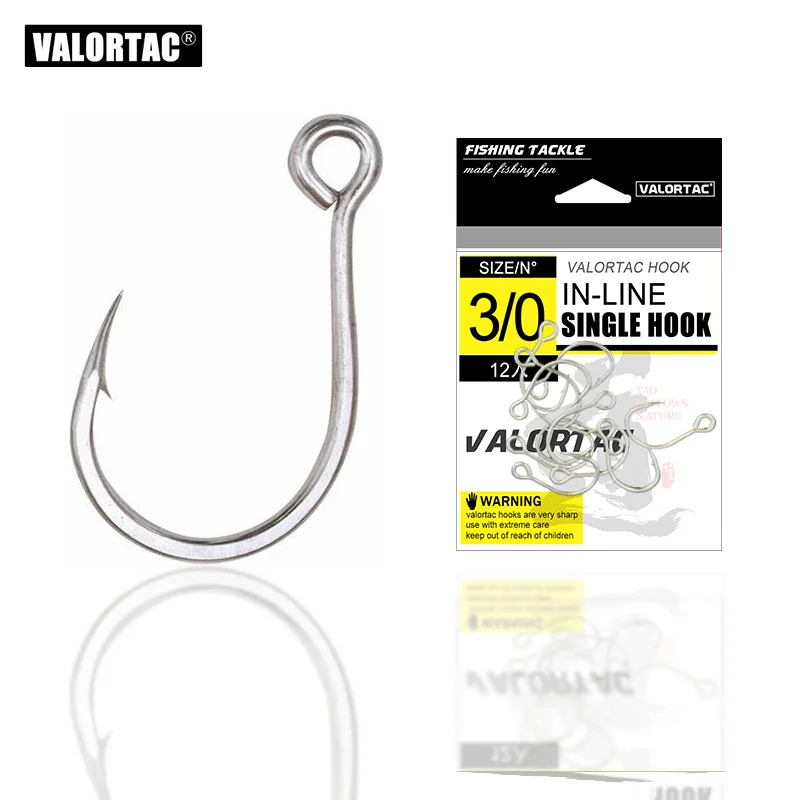 12pcs/pack  Inline Fishing Hoo - Fishing Hook Offset recensie en prijs