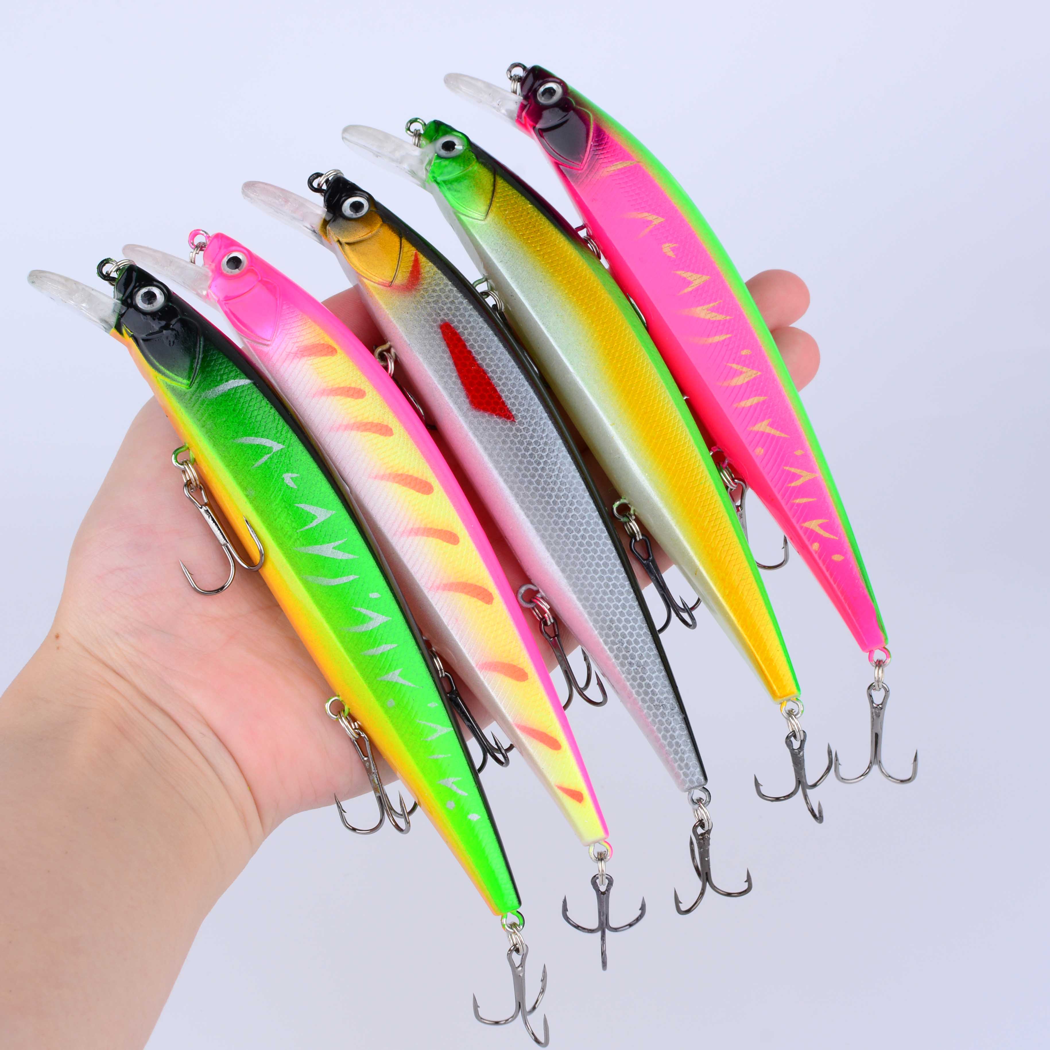 1pc 14cm/20g Plastic Simulatio - Fishing Hook Treble recensie en prijs