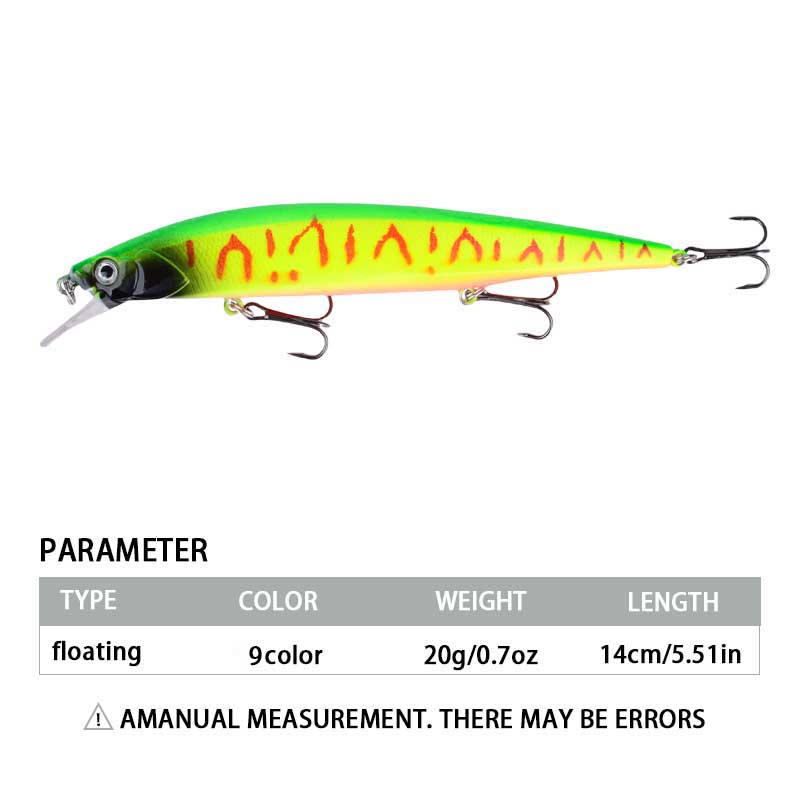 1pc 14cm/20g Plastic Simulatio - Fishing Hook Treble recensie en prijs