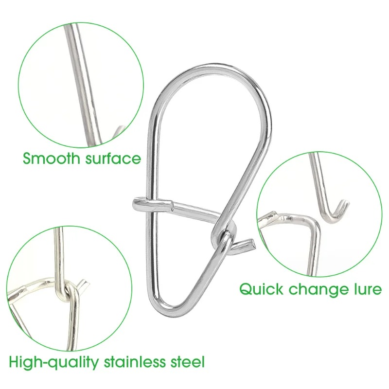 100PCS Stainless Steel Fishing - Fishing Hook Stainless Steel recensie en prijs