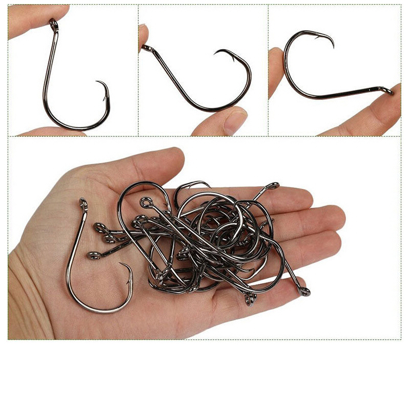 100 pcs Octopus Offset Sport C - Fishing Hook Circle recensie en prijs
