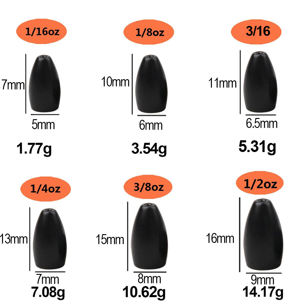 Tungsten Steel Fishing Weights - Fishing Hook Jig recensie en prijs