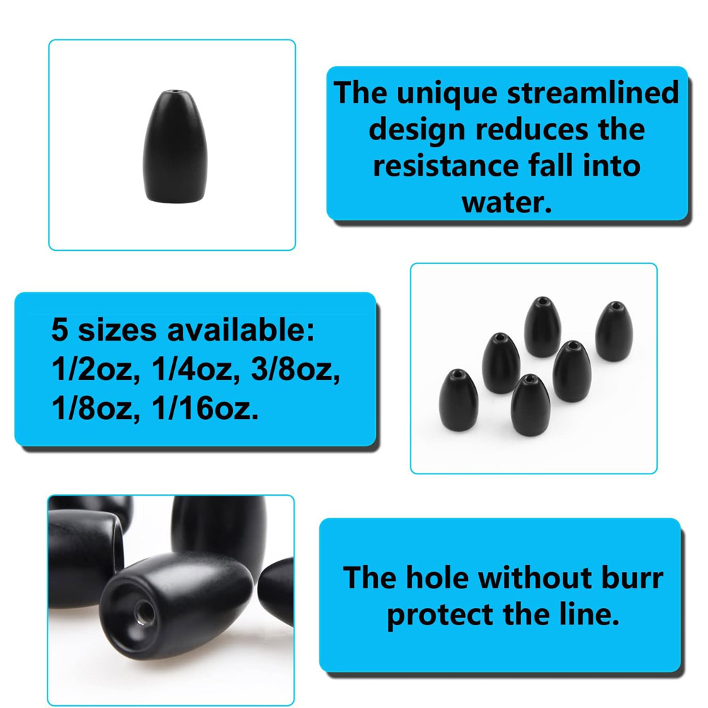 Tungsten Steel Fishing Weights - Fishing Hook Jig recensie en prijs