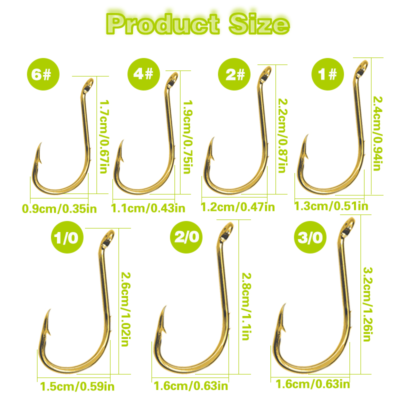 50pcs Fishing Octopus Hooks, S - Fishing Hook Circle recensie en prijs